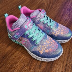 Skechers Kids' Starry Light-Up Sneakers - Multicolor